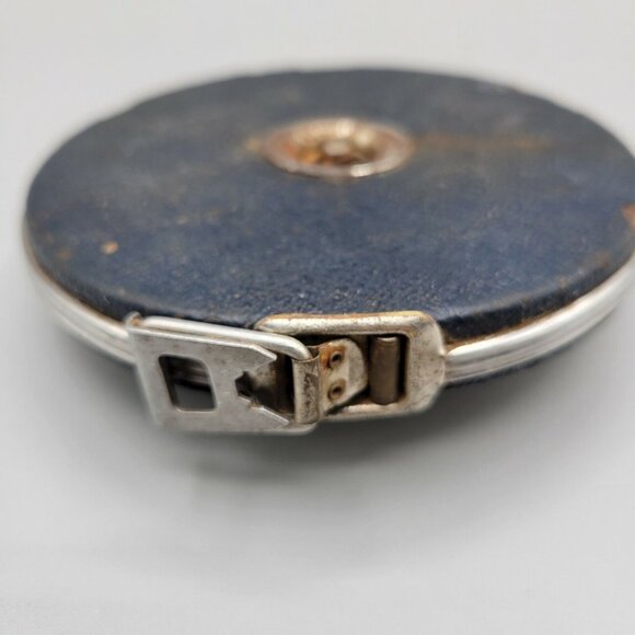 POWR-KRAFT Montgomery Ward 100 Ft  White Steel Tape Measure 84-4062 Roll Up - Picture 6 of 8